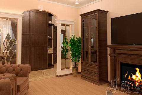 Дизайн интерьера трёхкомнатной квартиры ЖК Новые Черёмушки