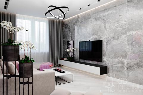 Дизайн интерьера двухкомнатной квартиры ЖК Альтаир 2